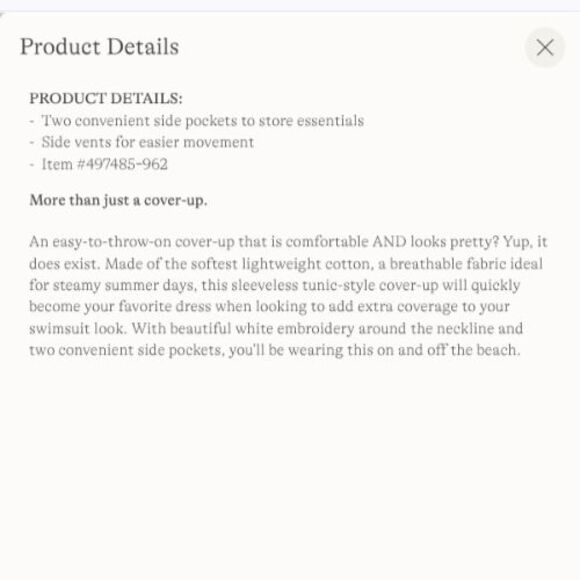 LANDS' END WOMEN'S XL COTTON JERSEY COVER-UP DRESS NAVY BLUE white trim - Picture 2 of 4